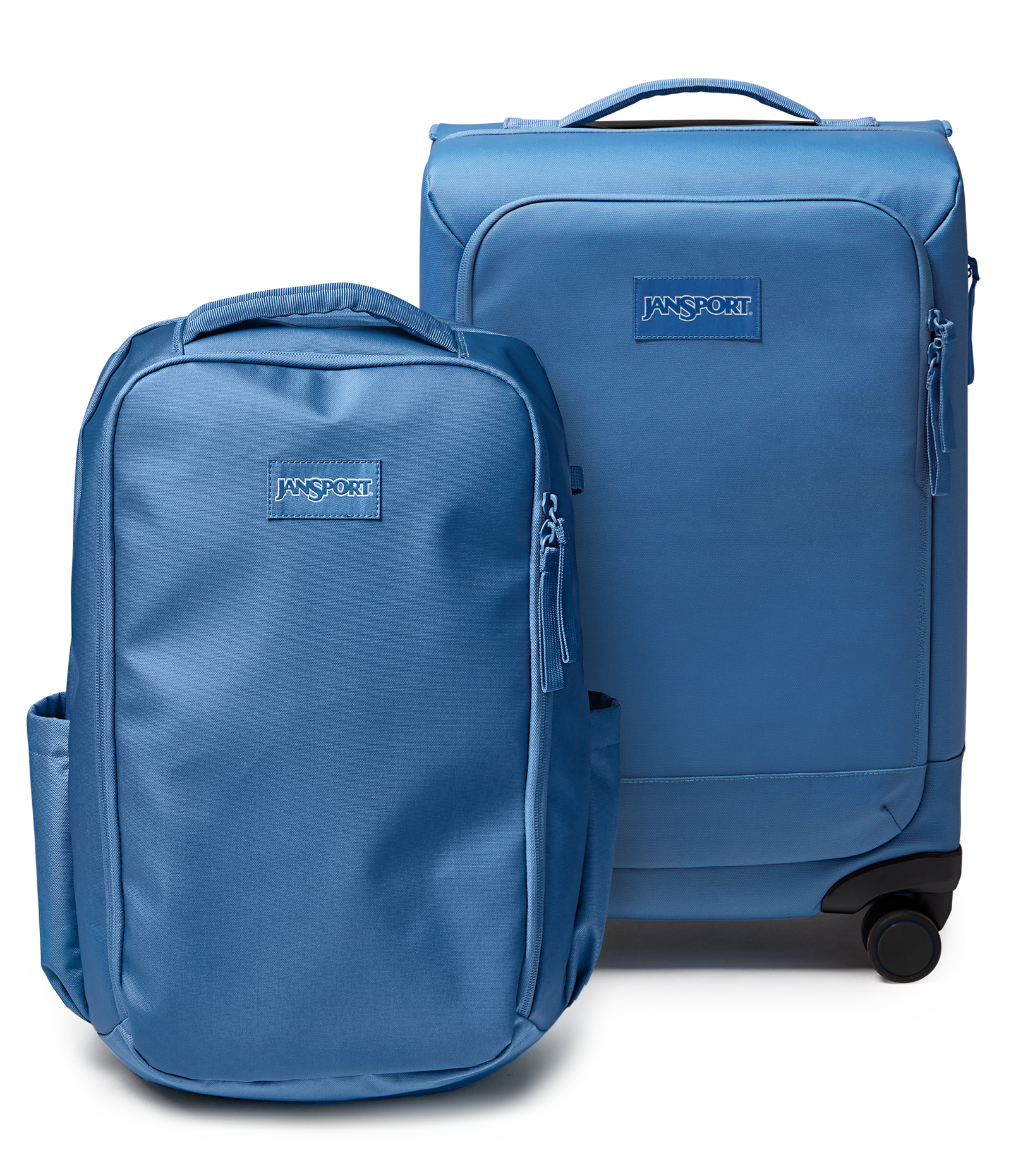 22" Carry On Luggage Travel Pack 30L Elemental Blue Set  - ver - 1