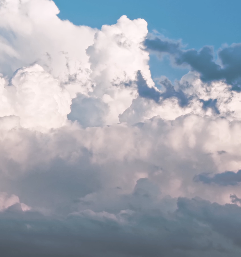Blue sky with clouds